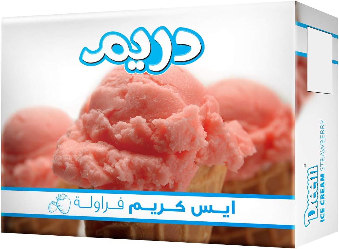 دريم ايس كريم80جم - فراولة 