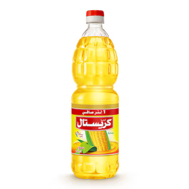 كريستال زيت ذرة 1 لتر كامل 